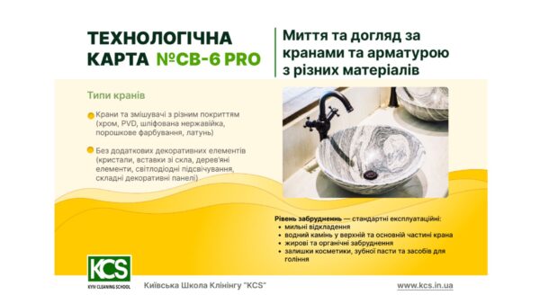 Крани з різних матеріалів